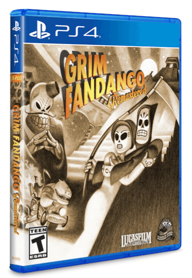 Grim Fandango Remastered box art for Playstation 4